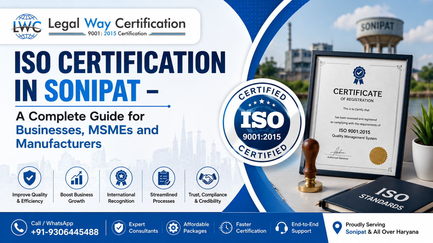 ISO Certification in Sonipat